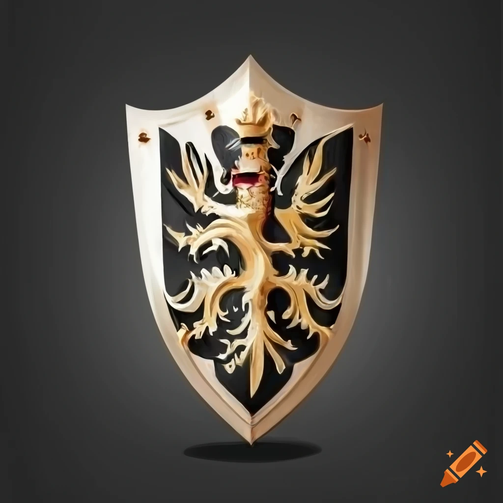 Logo of a german knight shield on Craiyon
