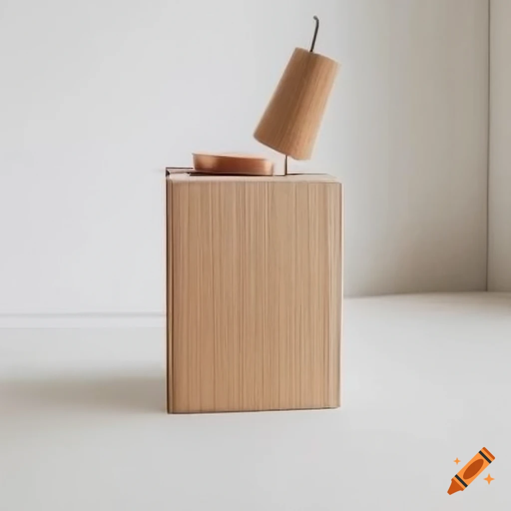 minimalist Japanese-style product in a modern setting
