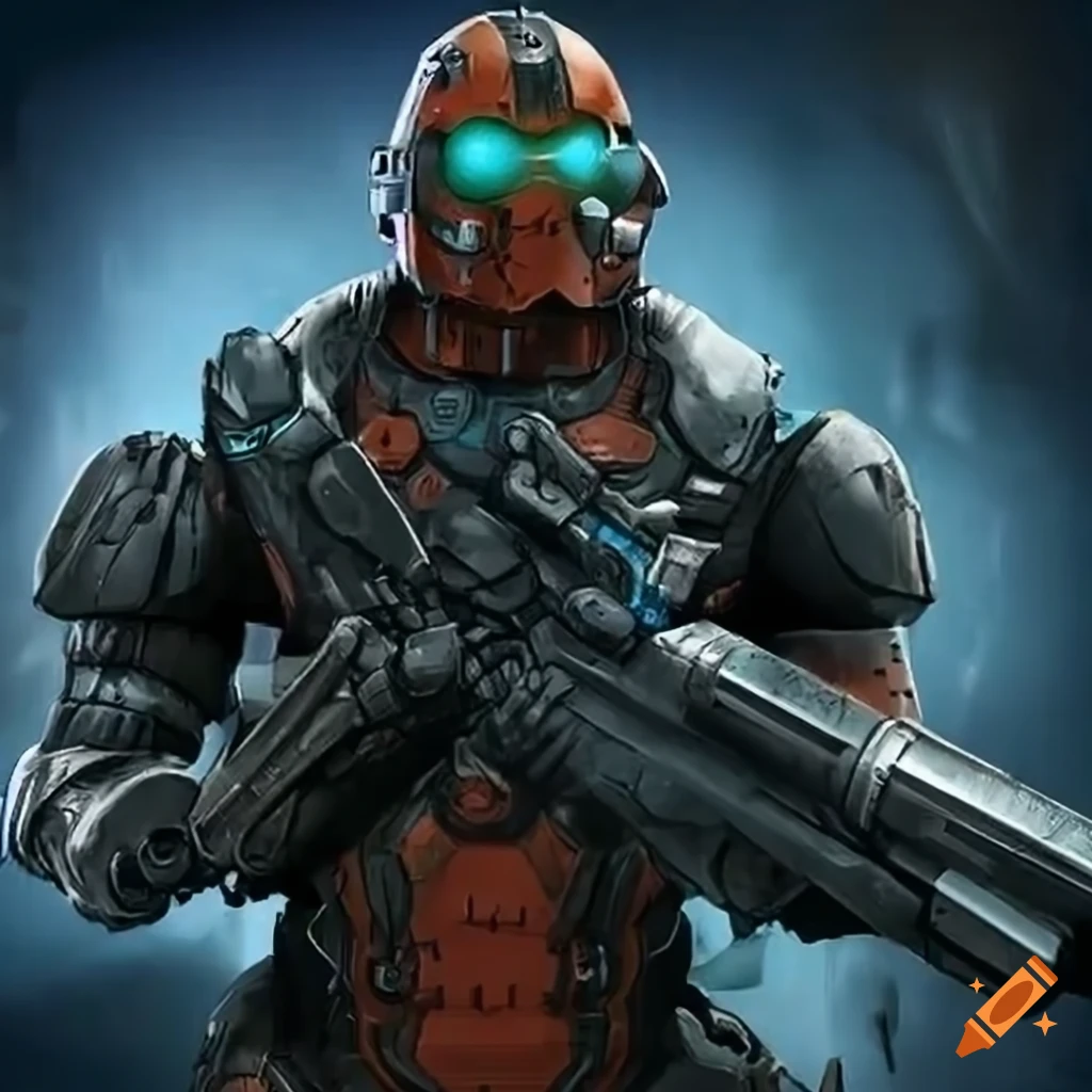 image of a commando cyborg