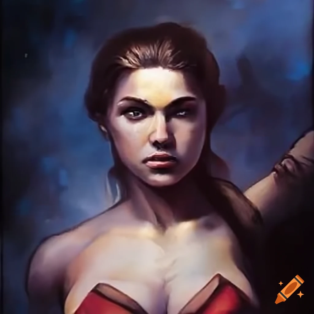 figure study artwork of a young fantasy girl