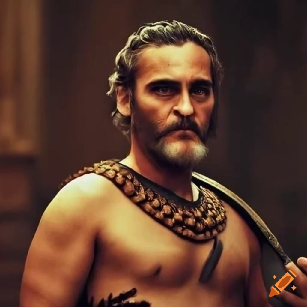 Joaquin Phoenix as Commodus in Gladiator
