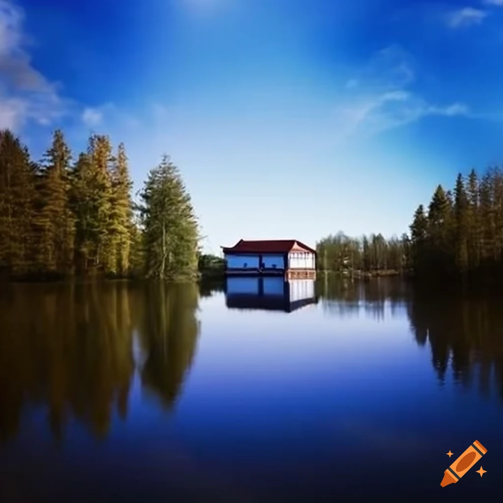 House On A Calm Lake On Craiyon House on a calm lake on craiyon