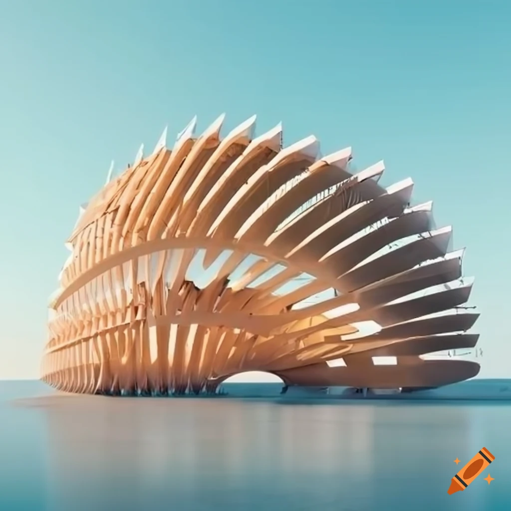fan-shaped pavilion