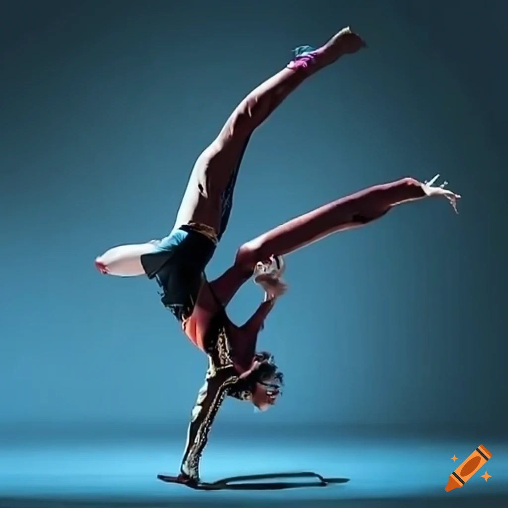 performing acrobatic maneuvers