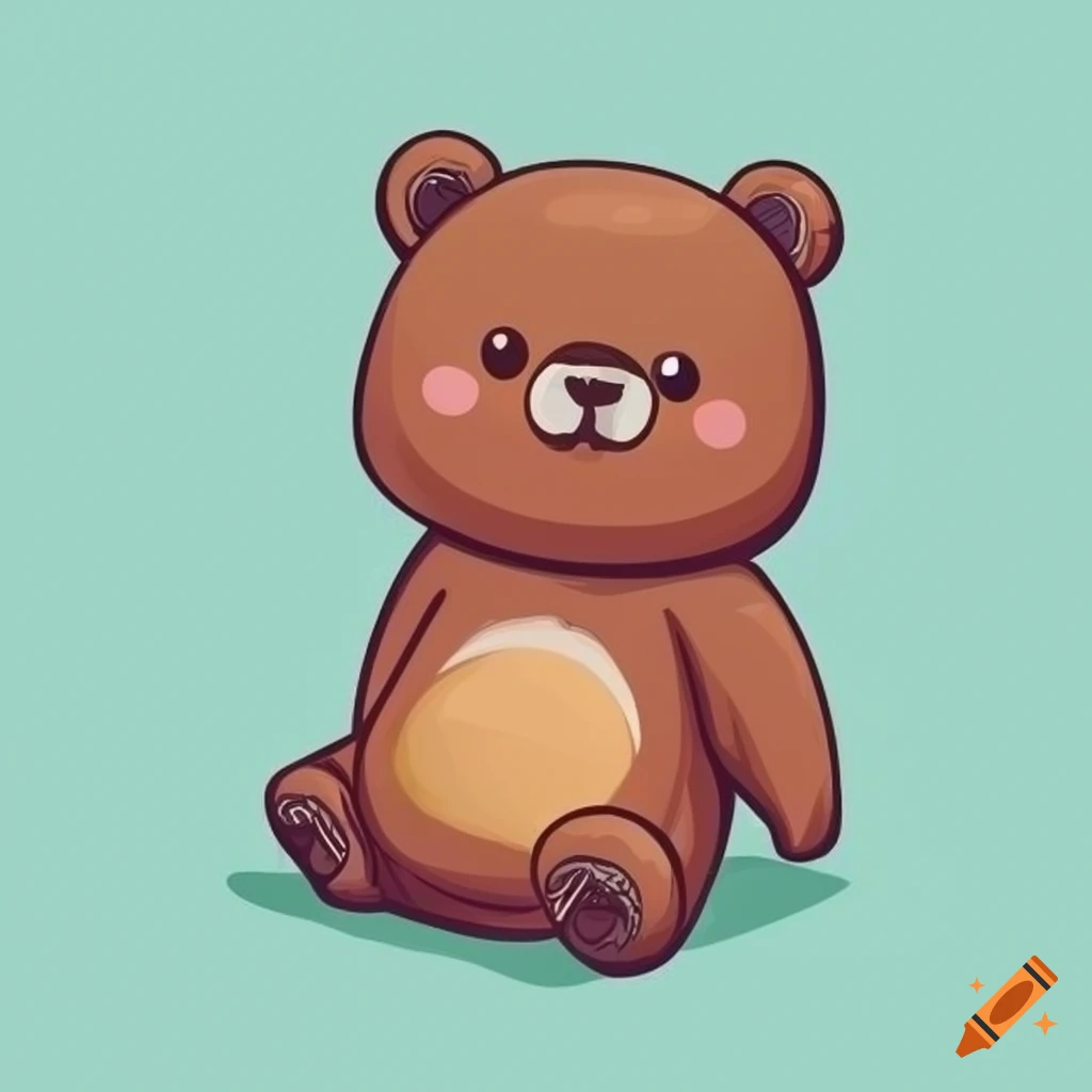 Adorable Material Escolar Kawaii Edición De Teddy Bear Face Stock de  ilustración - Ilustración de encantador, caras: 283522395