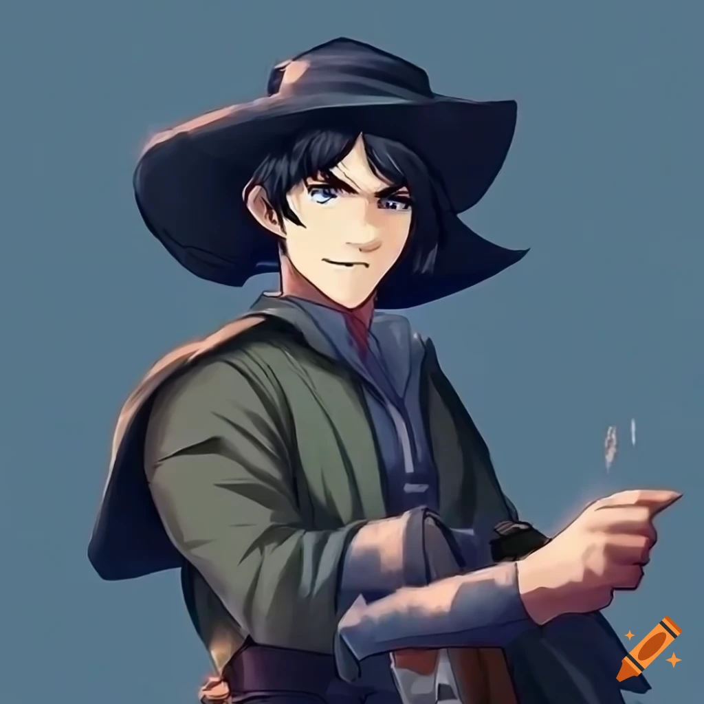 Anime depiction of mat cauthon from the wheel of time series