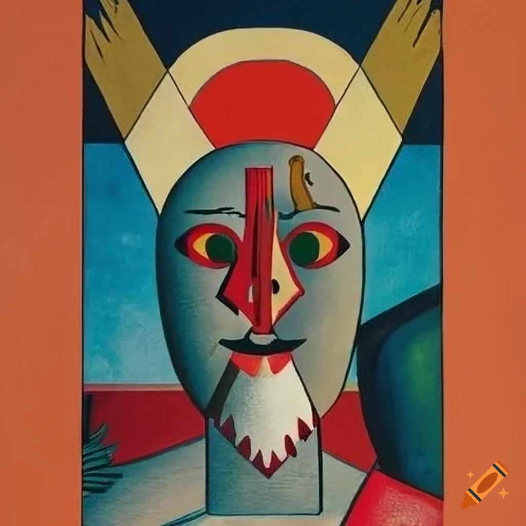 Colorful baba yaga tarot artwork on Craiyon