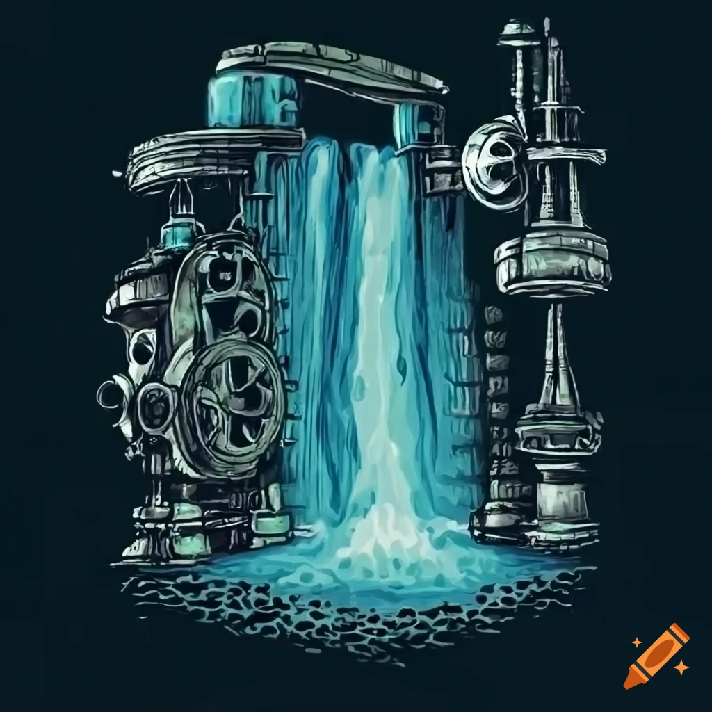 Image of a flying steam punk city with gears and steam engines on Craiyon
