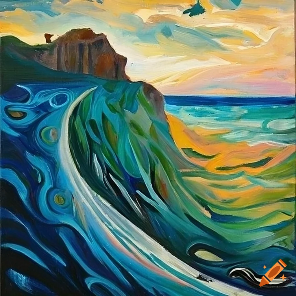 painting titled 'Echoes of the Heart'