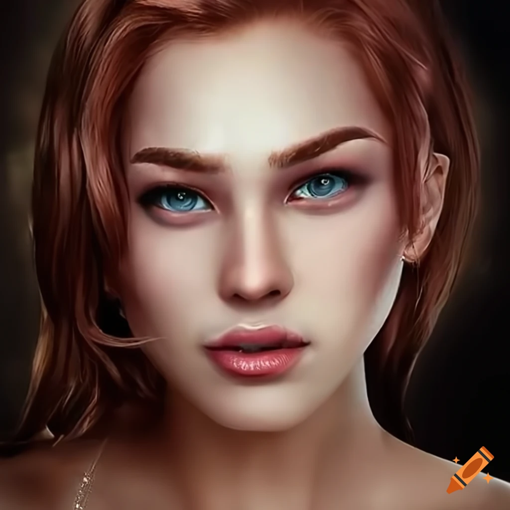 Ultra realistic portrait of a feminine fantasy art girl on Craiyon