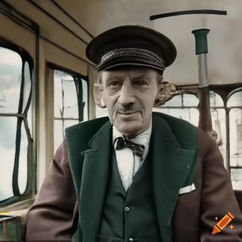 Portrait Of A Tram Conductor In A Vintage Tram On Craiyon portrait-of-a-tram-conductor-in-a-vintage-tram-on-craiyon