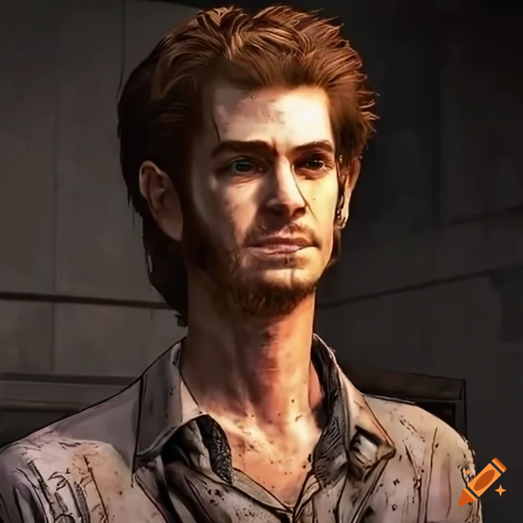 Andrew Garfield as a survivor in The Walking Dead