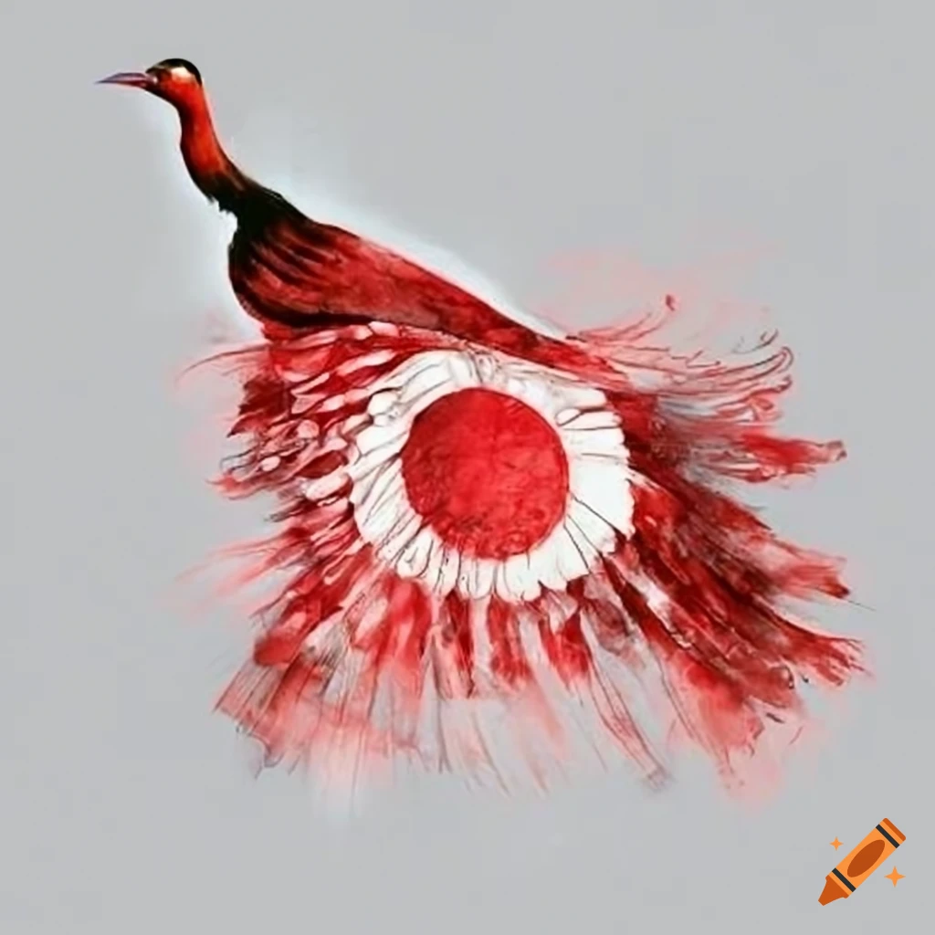 japanese-imperial-flag-with-a-peacock-on-craiyon