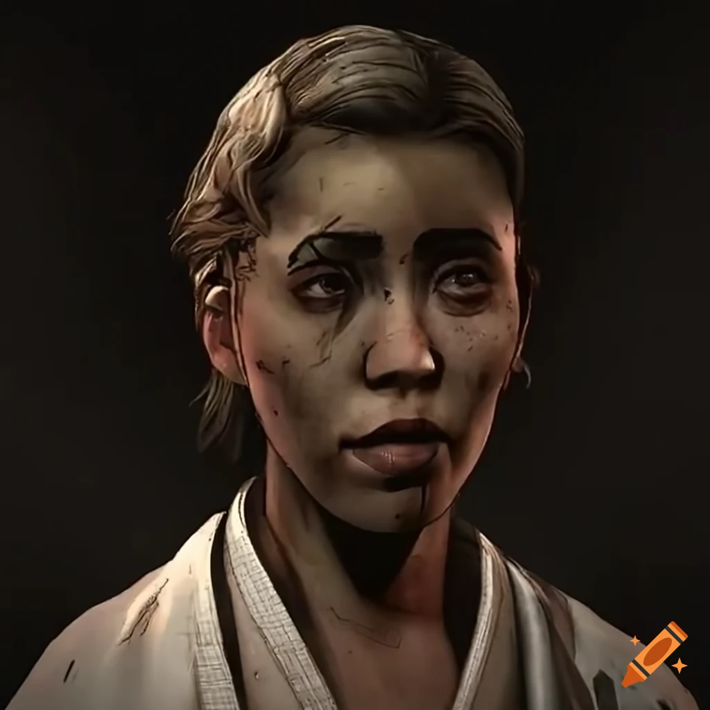 portrayal of a karate sensei in The Walking Dead video game