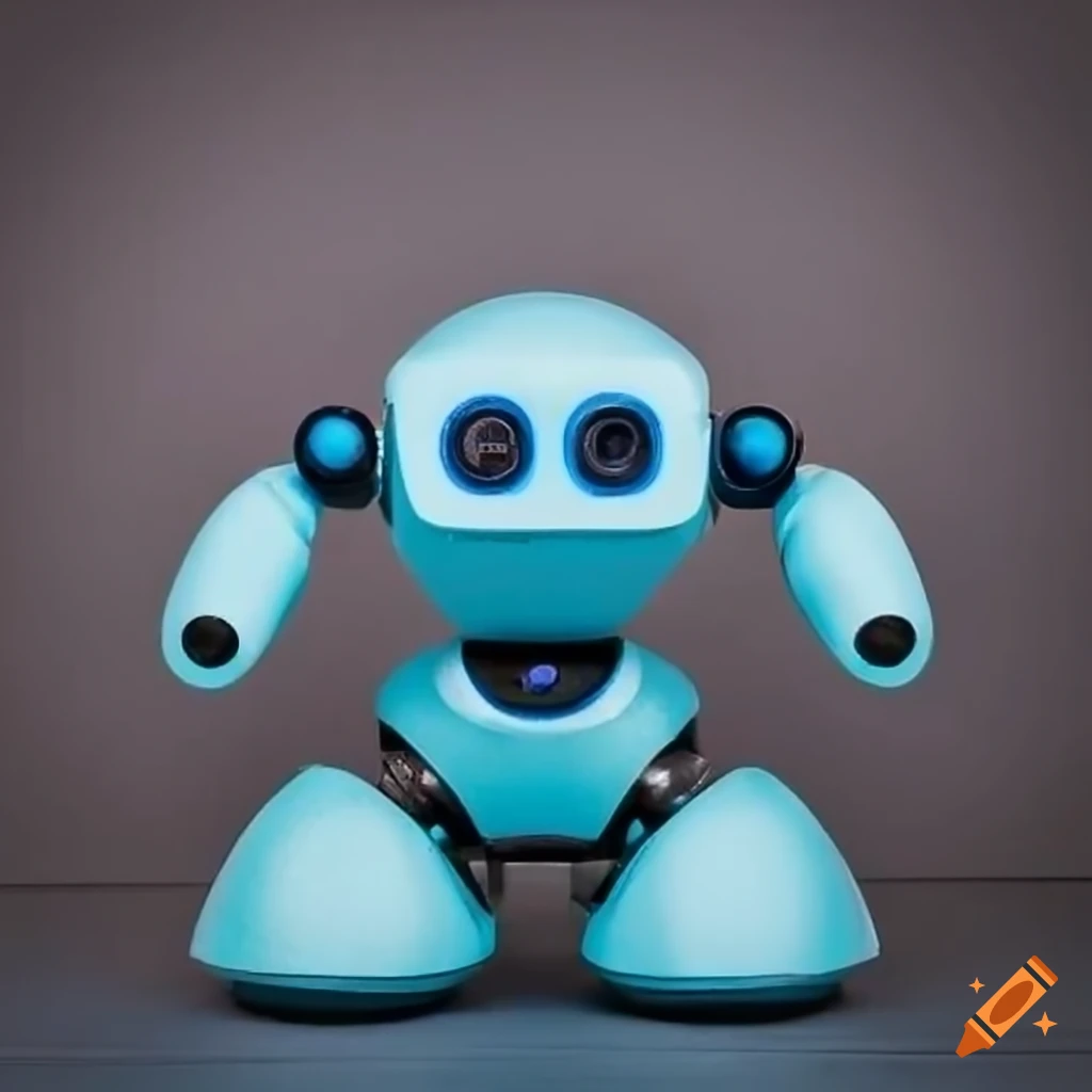 Cute rubber robot