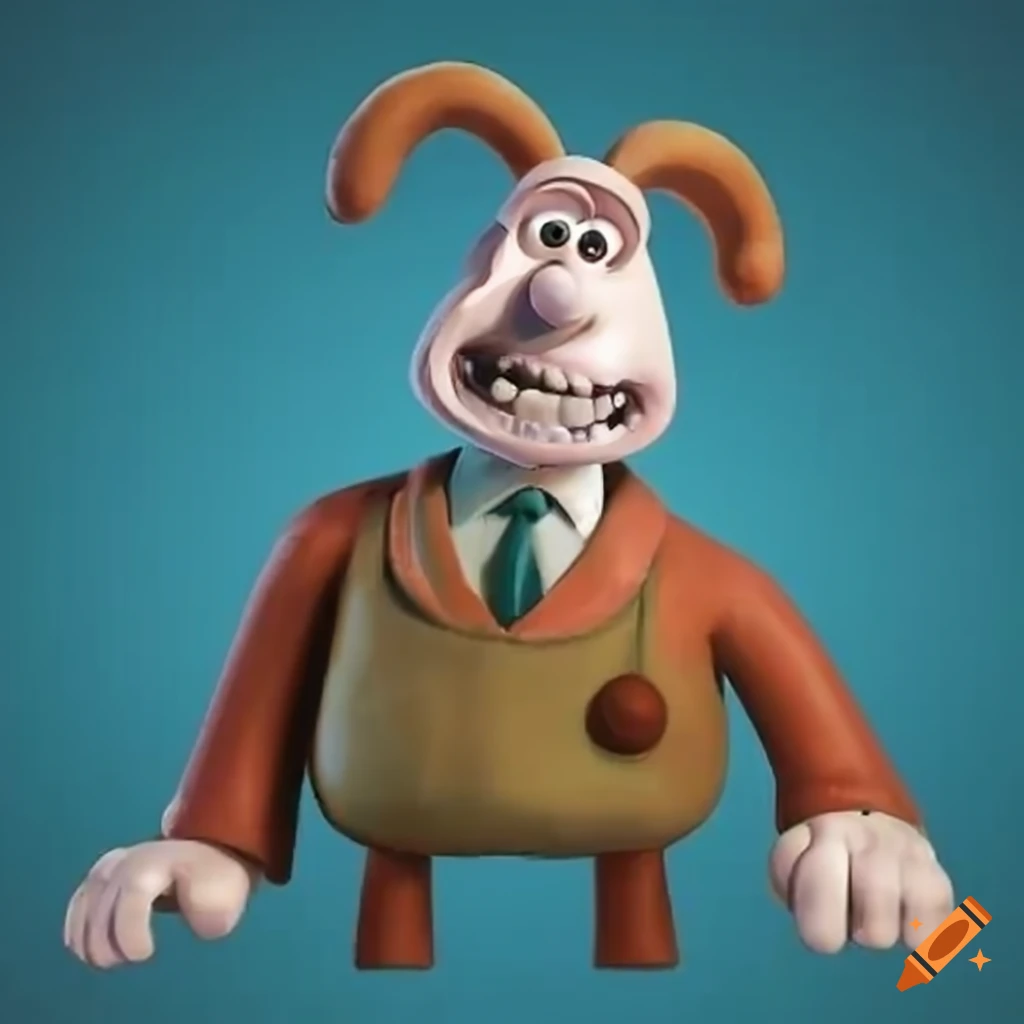 Artwork of wallace and gromit characters on Craiyon