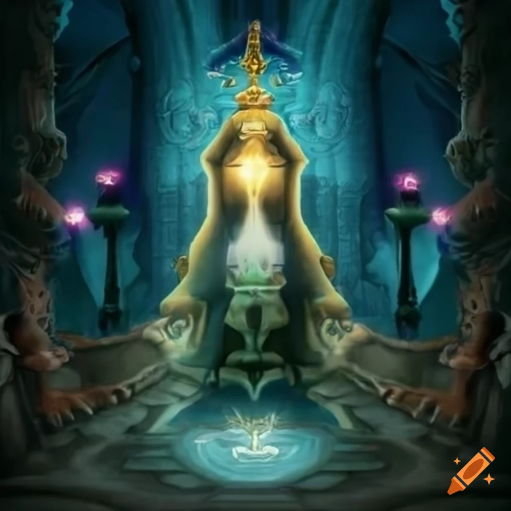 Artwork of a character praying in twilight princess on Craiyon