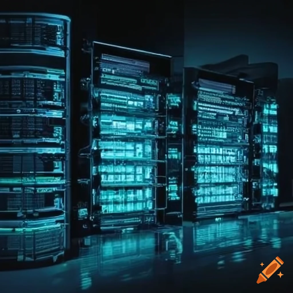 Illustration of ways server owners can optimize performance on Craiyon