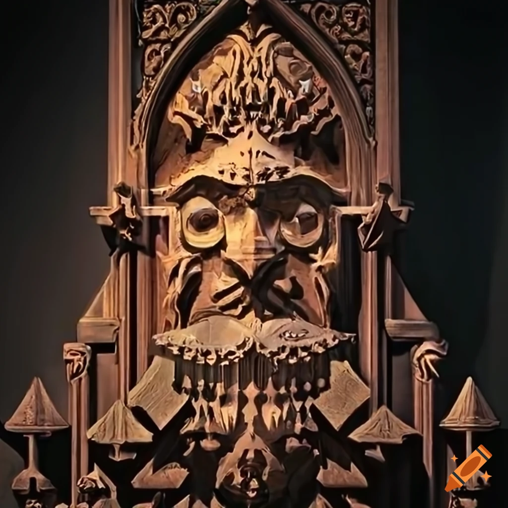 Highdefinition carving inspired by zelda game on Craiyon