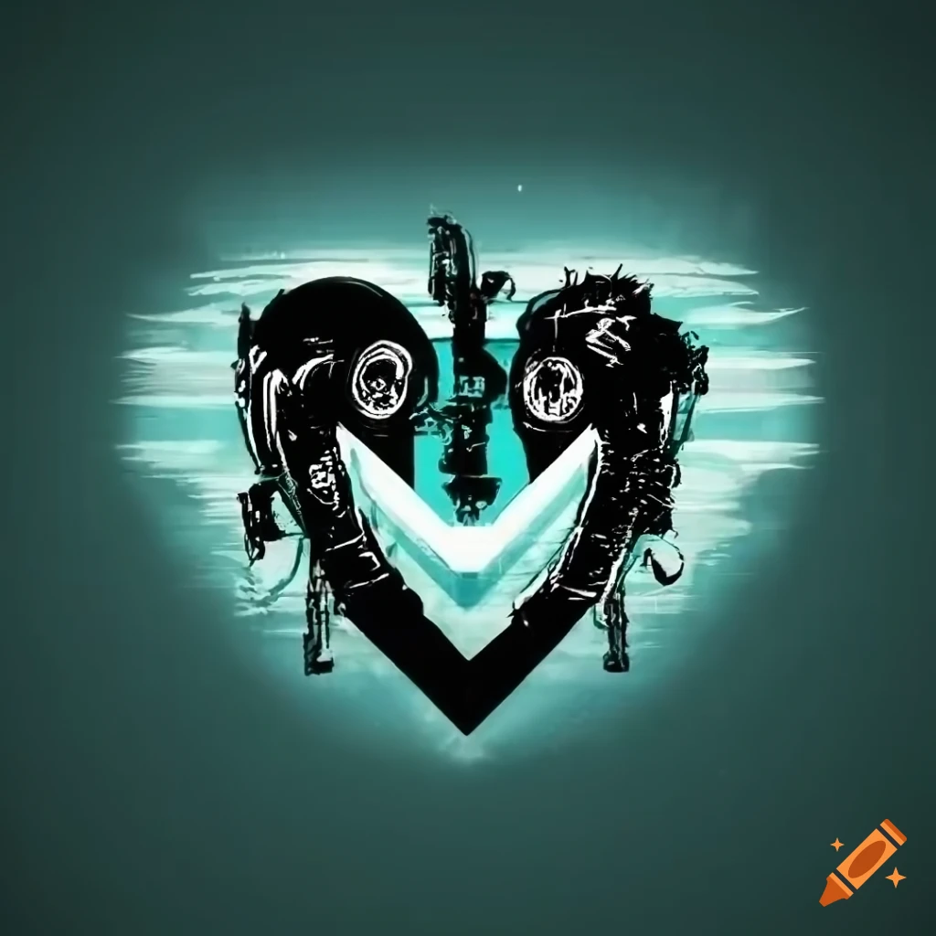 rock and roll machinegun logo