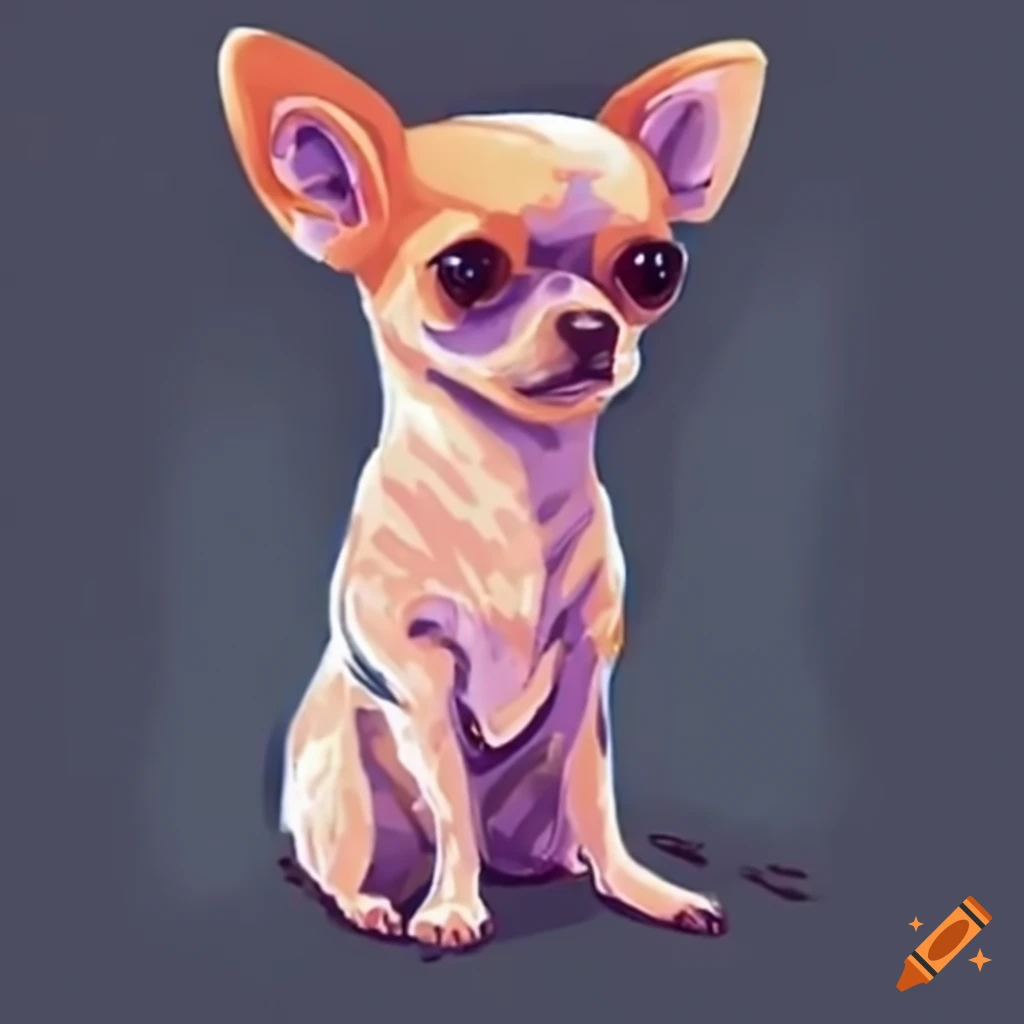 Chihuahua ready for grooming