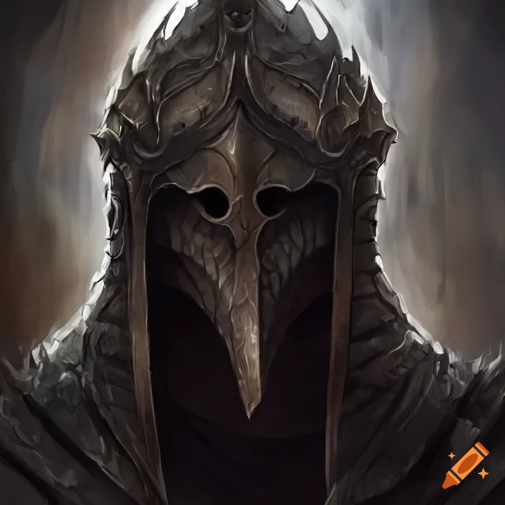 concept art of a dragon lord helmet