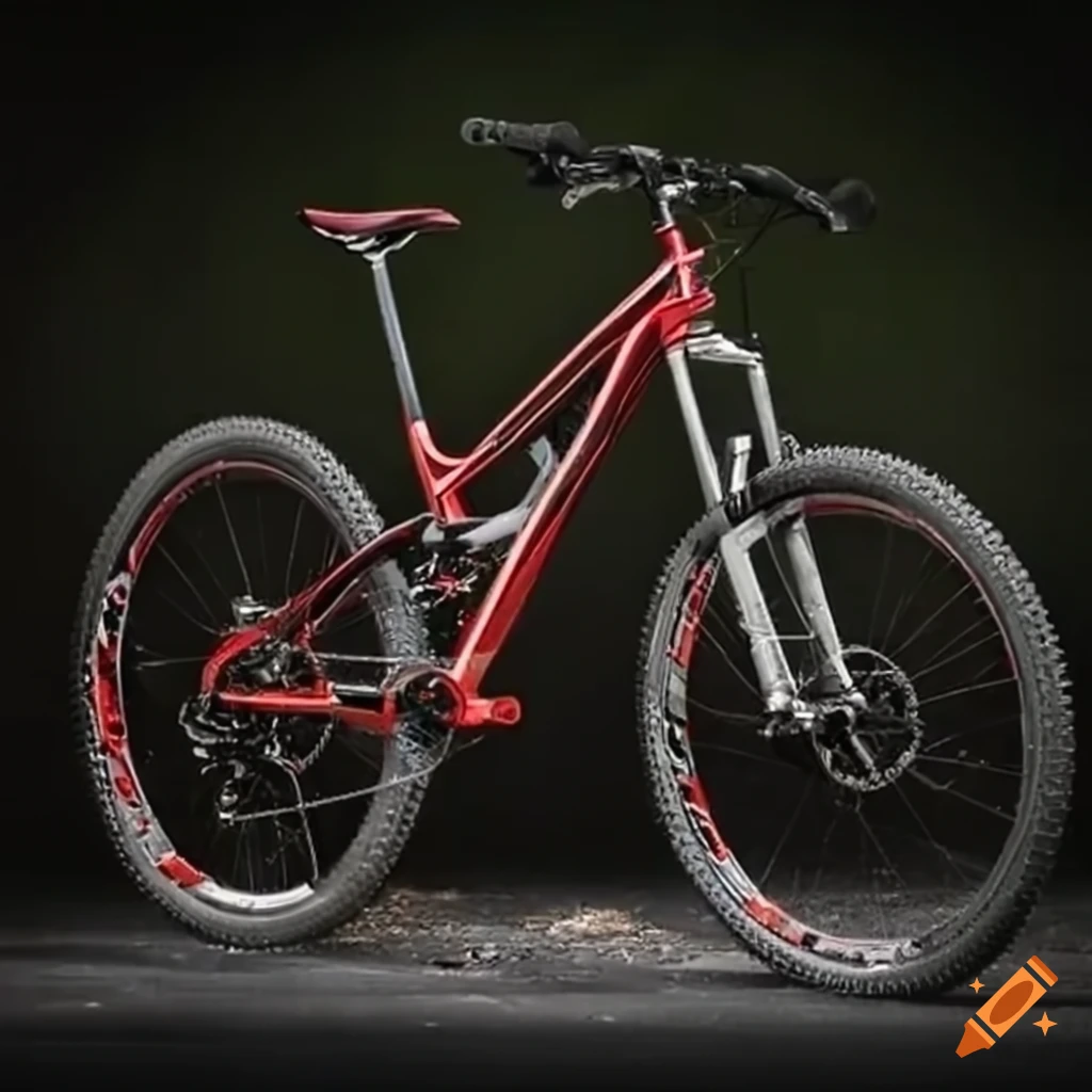 fully suspended mountain bicycle