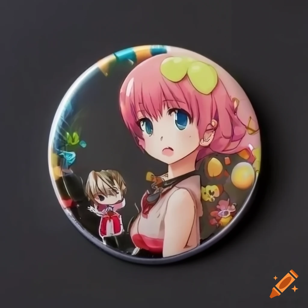 Koseli Ghar Mix Random Anime Badges 6pc