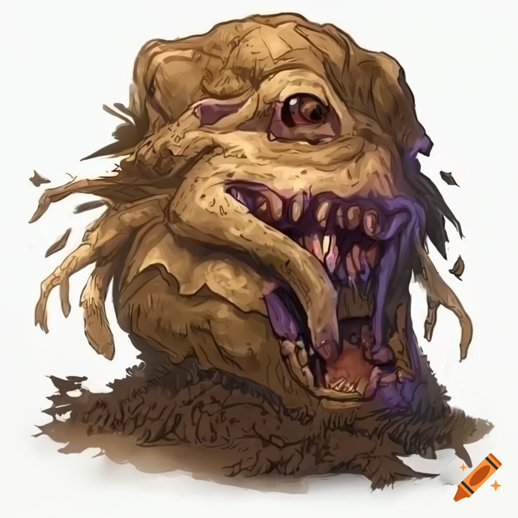token of a multi-mouthed mud monster
