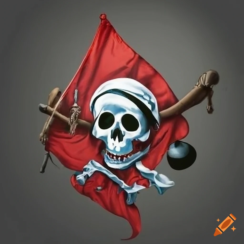Pirate flag on Craiyon