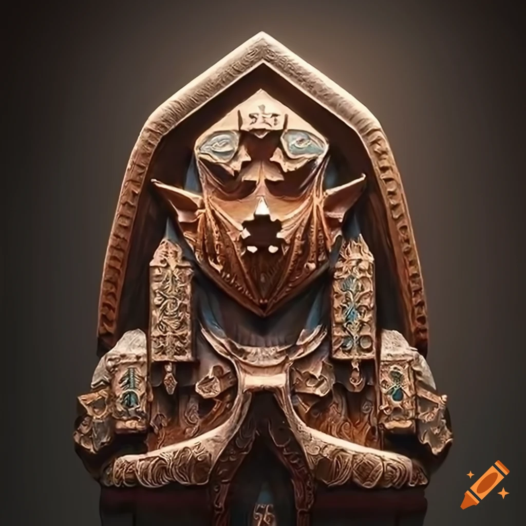 detailed carving in architectural style