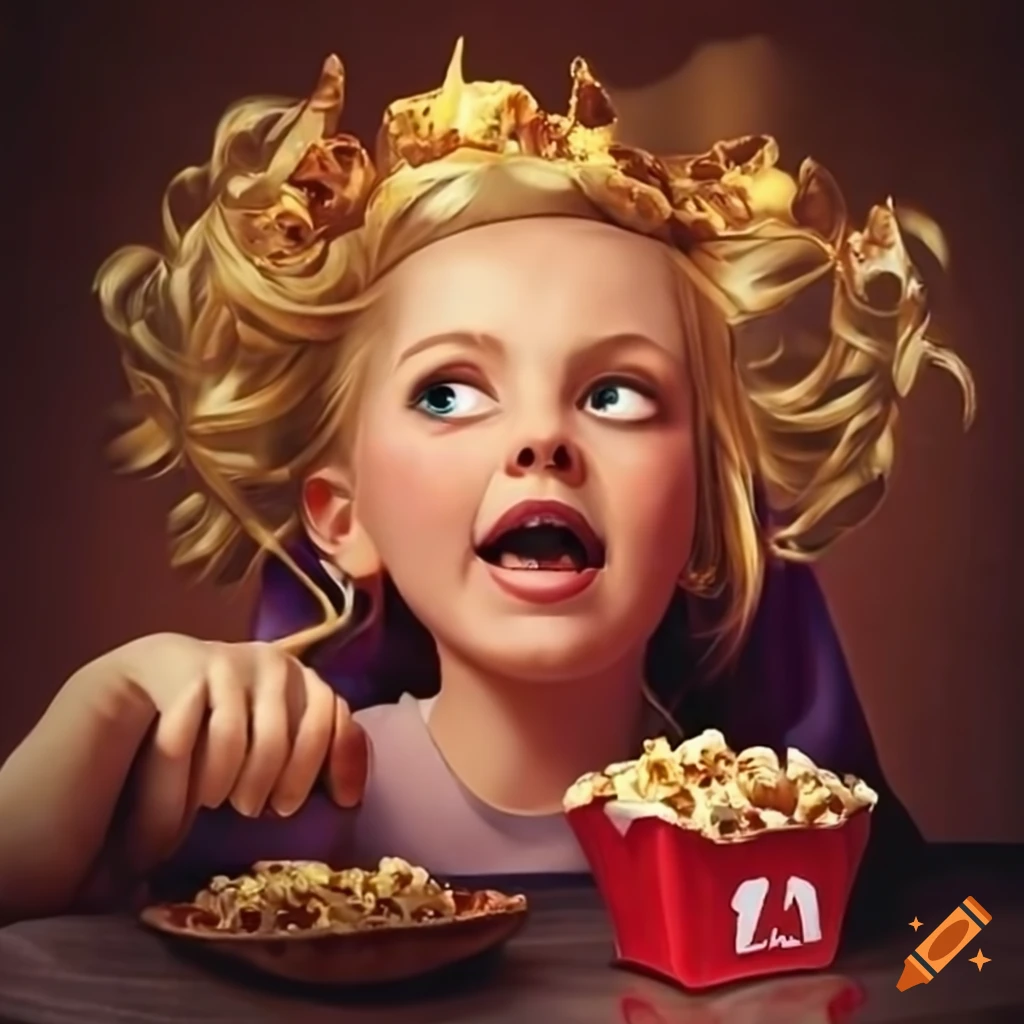 image of the daughter of King Popcorn