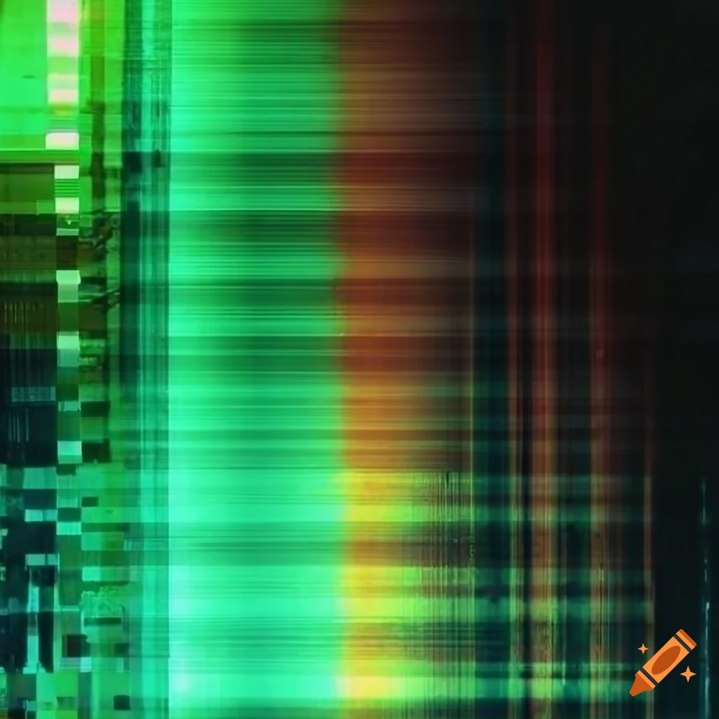 Double exposure of medieval illuminations and glitchy grunge textures