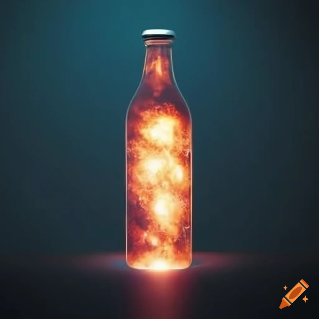 CTHULHU Led Lighted Bottle -   Bottle lamp, Bottle lights, Cthulhu