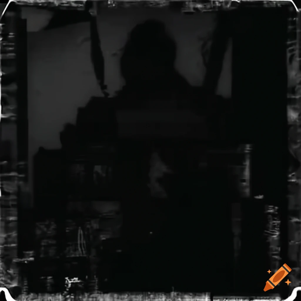 Distorted analog horror image with scan lines on Craiyon