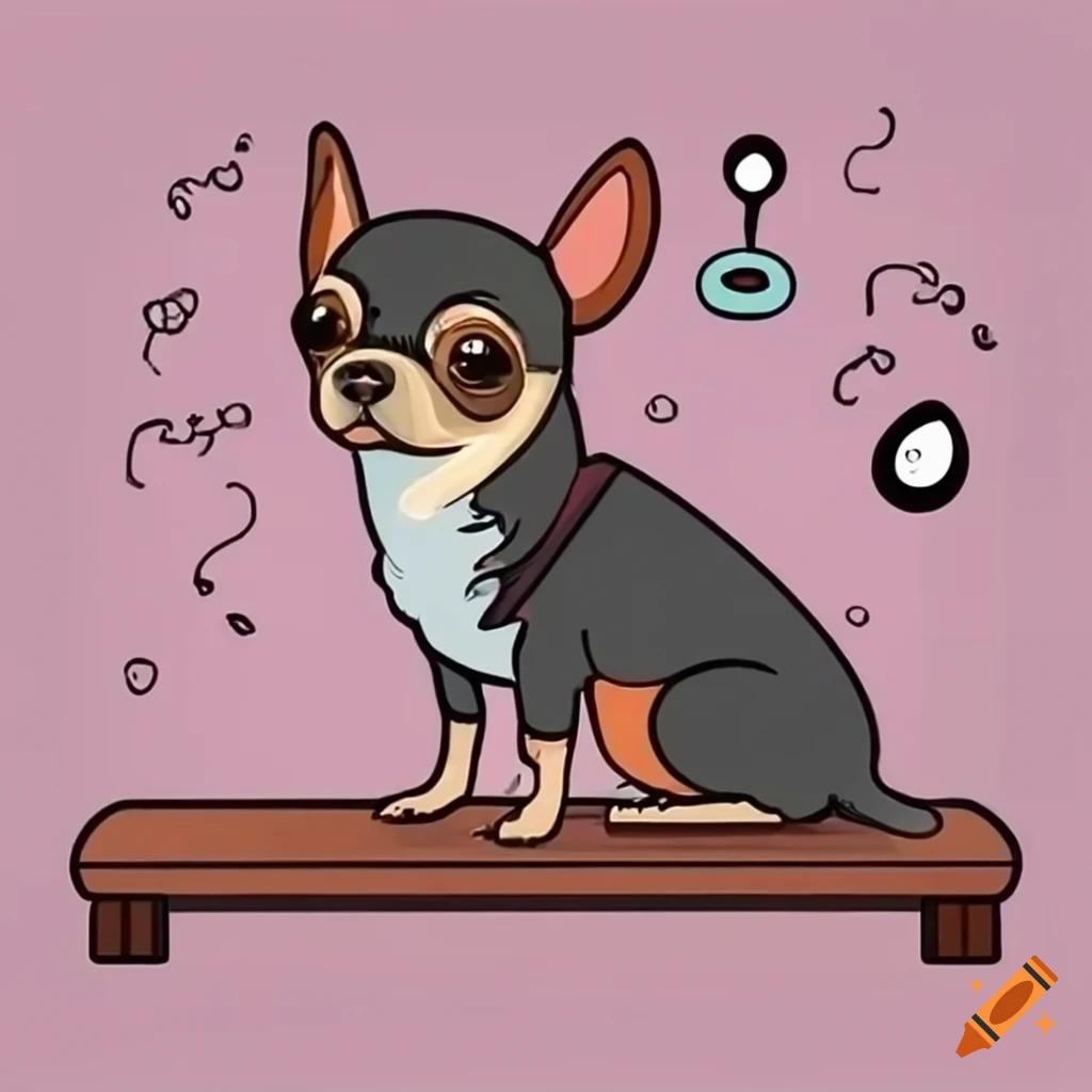 Chihuahua ready for grooming