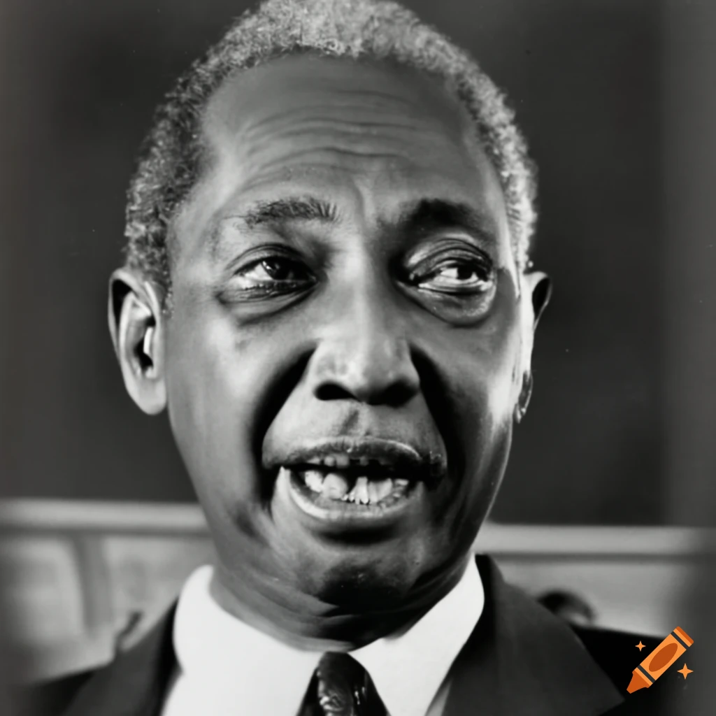 portrait of François Duvalier, President of Haiti 1958