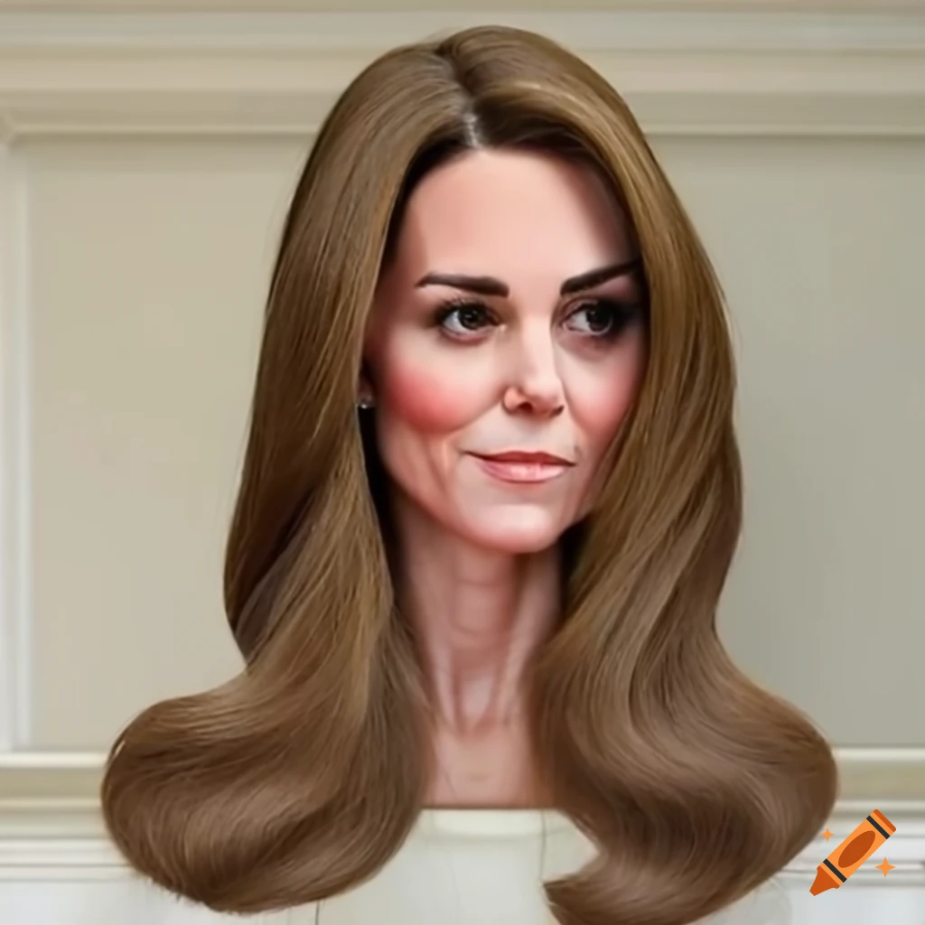  Styling head with long hair on a table