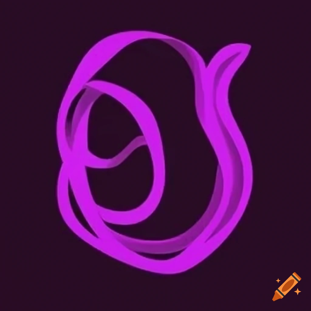 dark logo with letter S in shades of pink, purple, and black