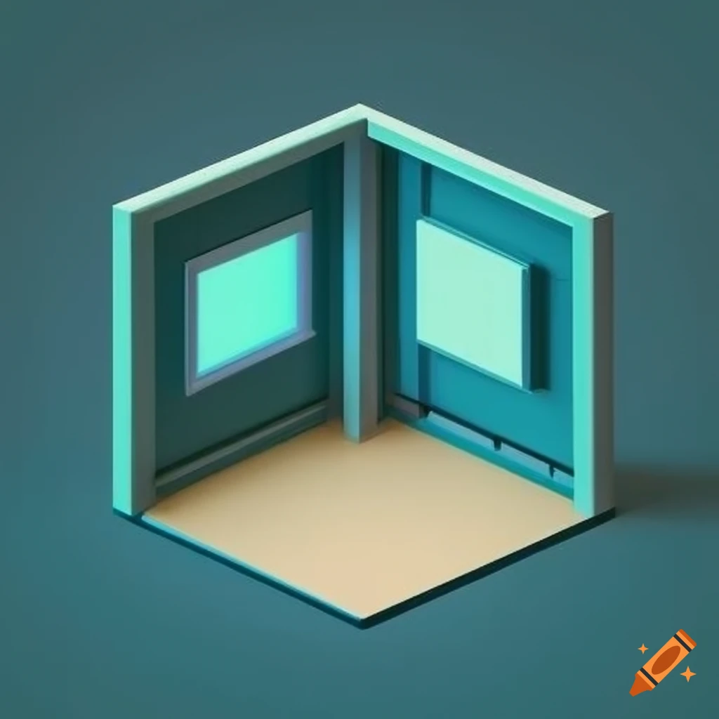 isometric-blank-room-in-8-bit-style-on-craiyon