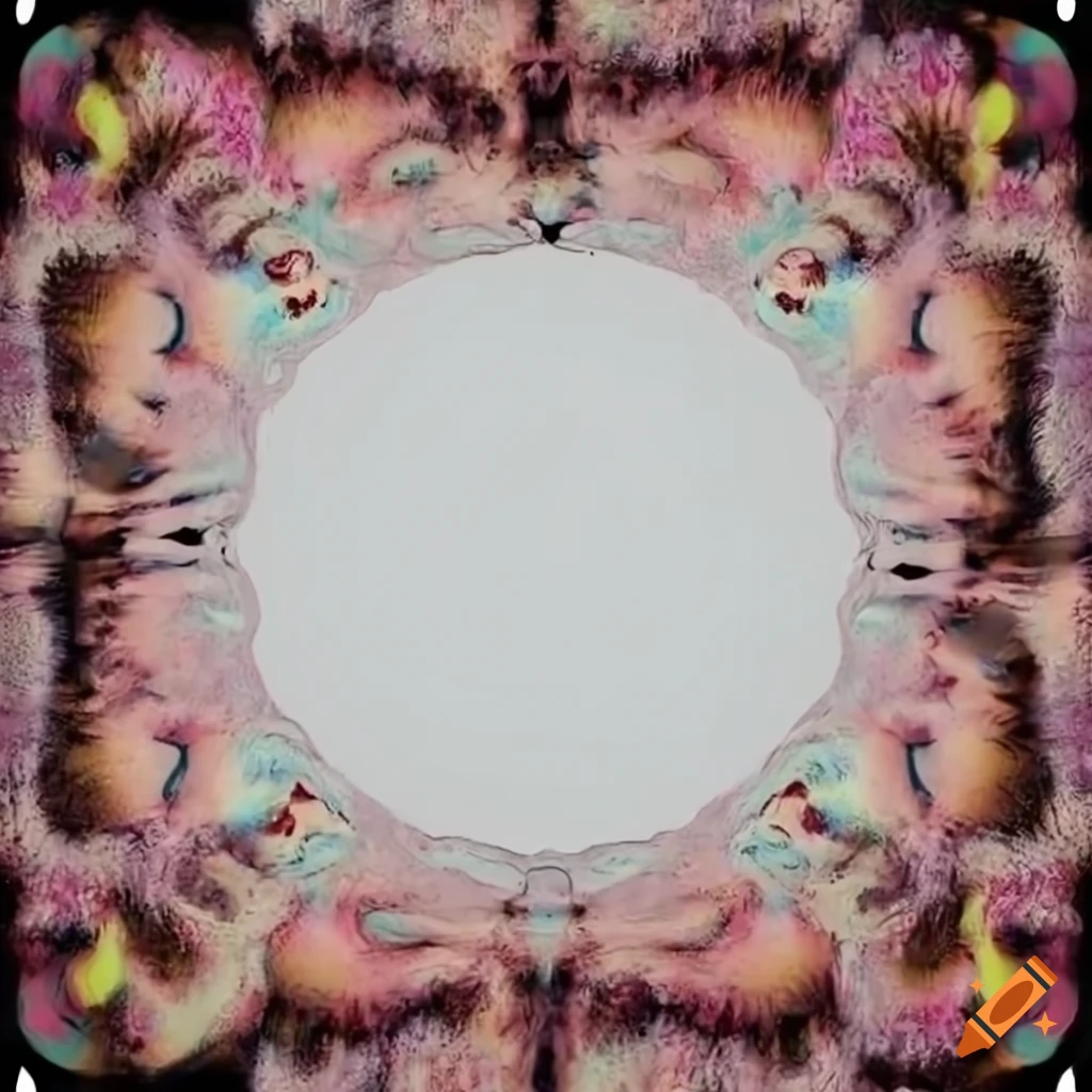 widescreen screen border with surreal and quirky design