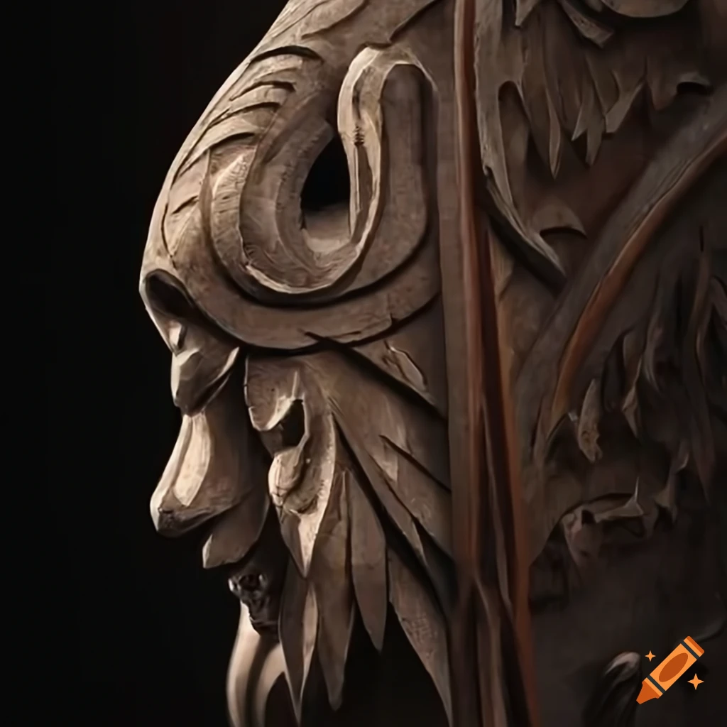 Stunning highdefinition architectural carving artwork