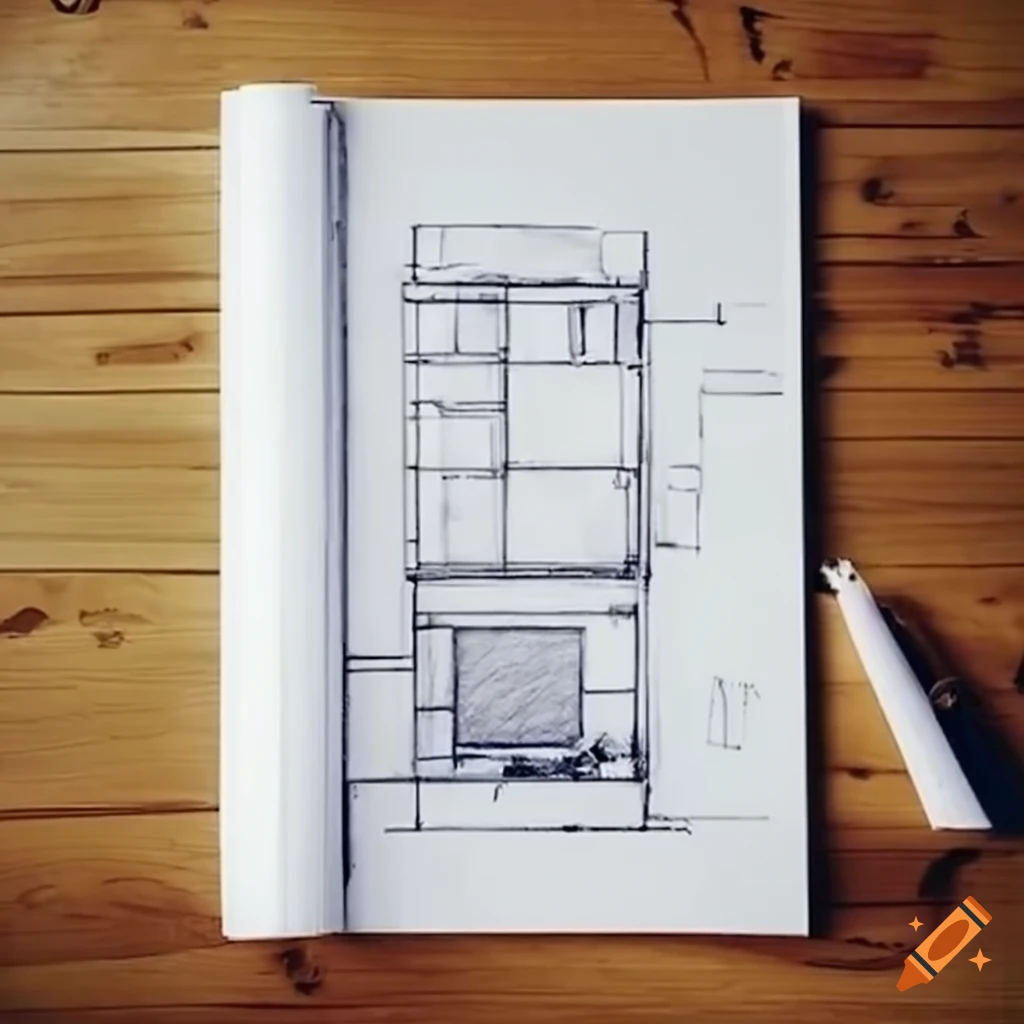 Blueprint Design For A Tiny House On Craiyon