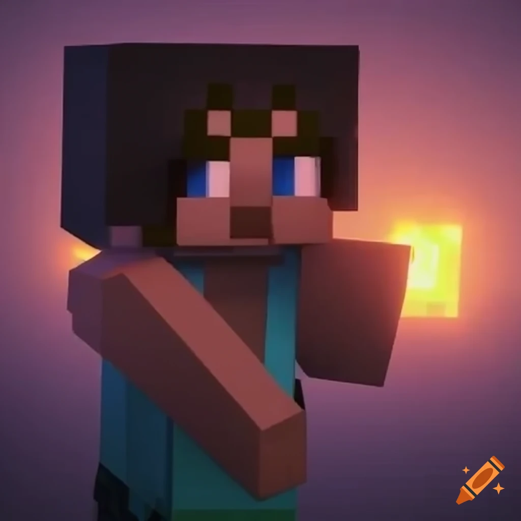 Minecraft ending scene
