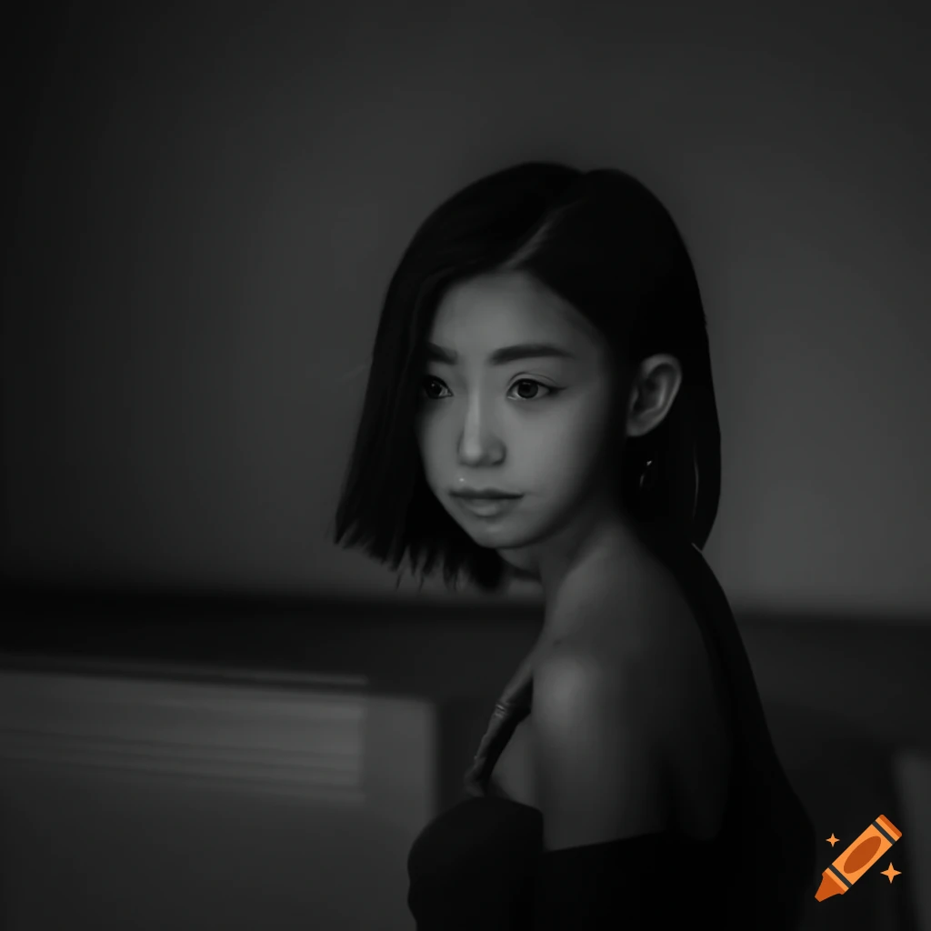  Lofi minimalist monochrome artwork on Craiyon