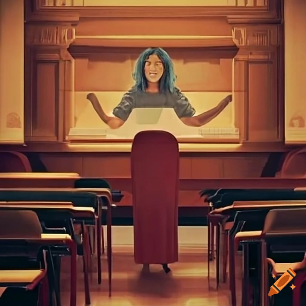 teachers giving a speech in an auditorium