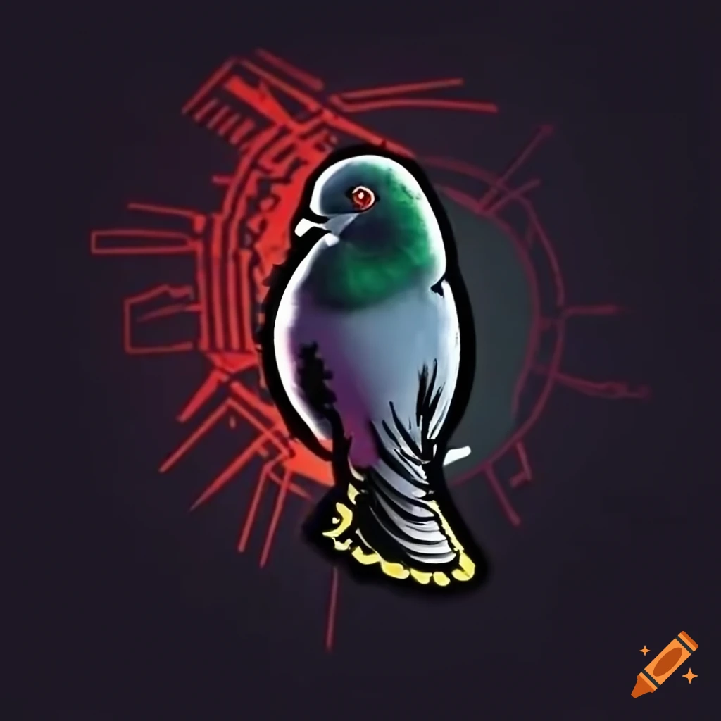 Pew Pew Pigeons airsoft logo