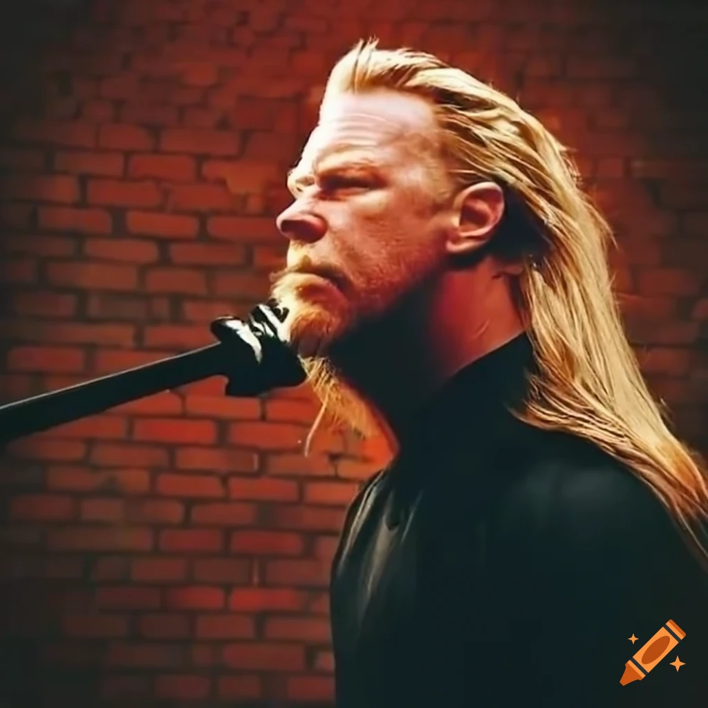 Jamais hetfield performing on stage