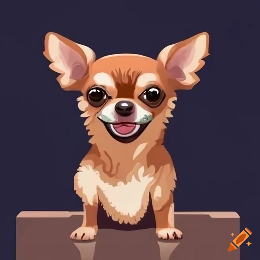 Chihuahua ready for grooming