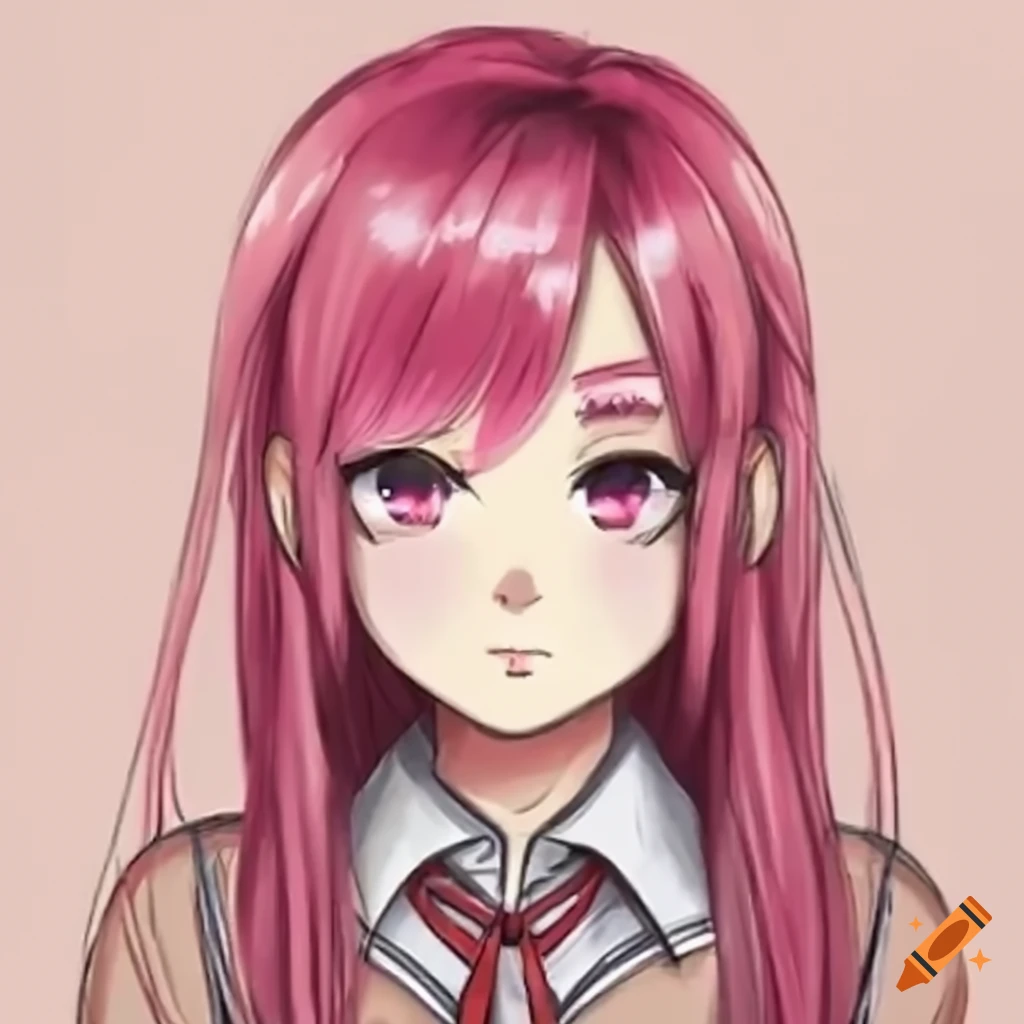 anime girl in a classroom